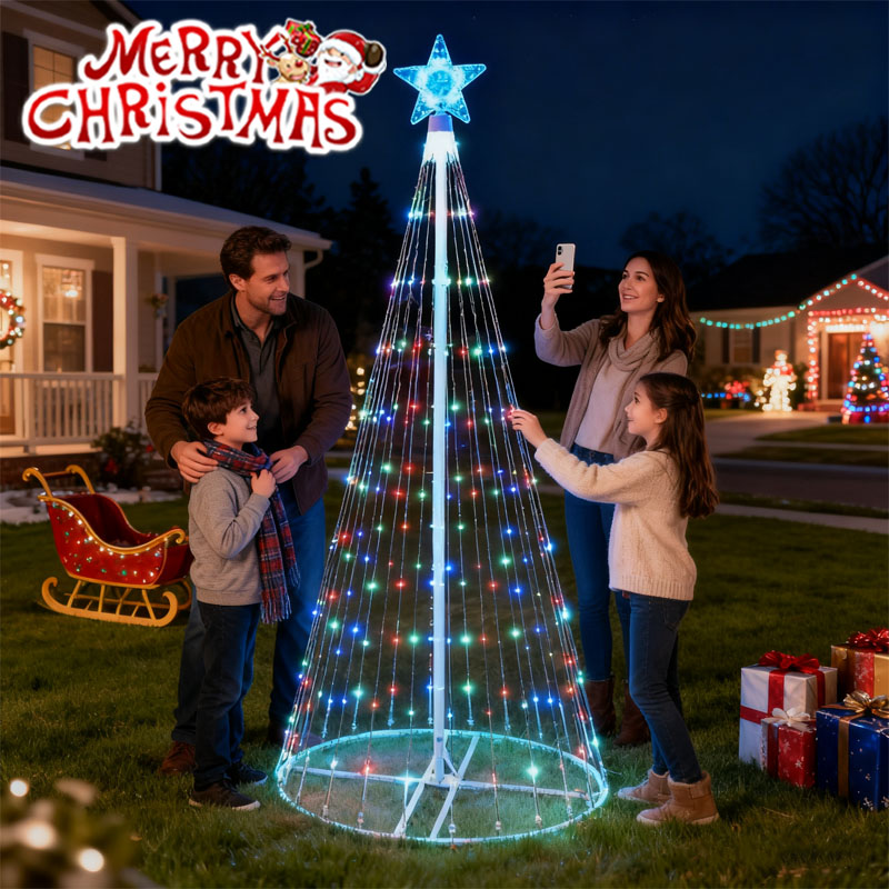 Smart Garden Light Camera - Güneş Enerjili LED Şelale Işıkları Noel