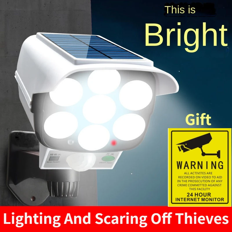 Smart Garden Light Camera - Açık Güneş Işığı Hareket Sensörü Güvenlik