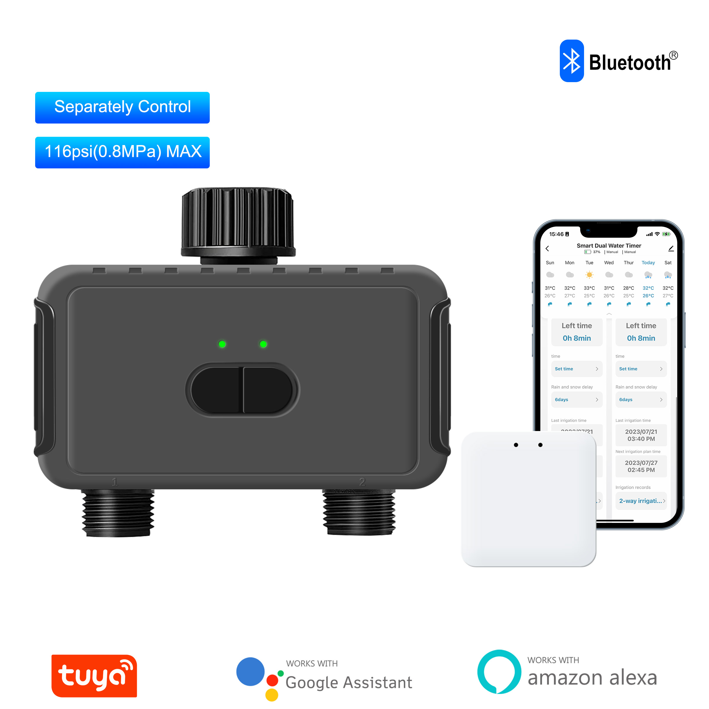 Smart Garden Water Features - KEMEK Akıllı Programlanabilir Serpin Zamanlayıcı 2