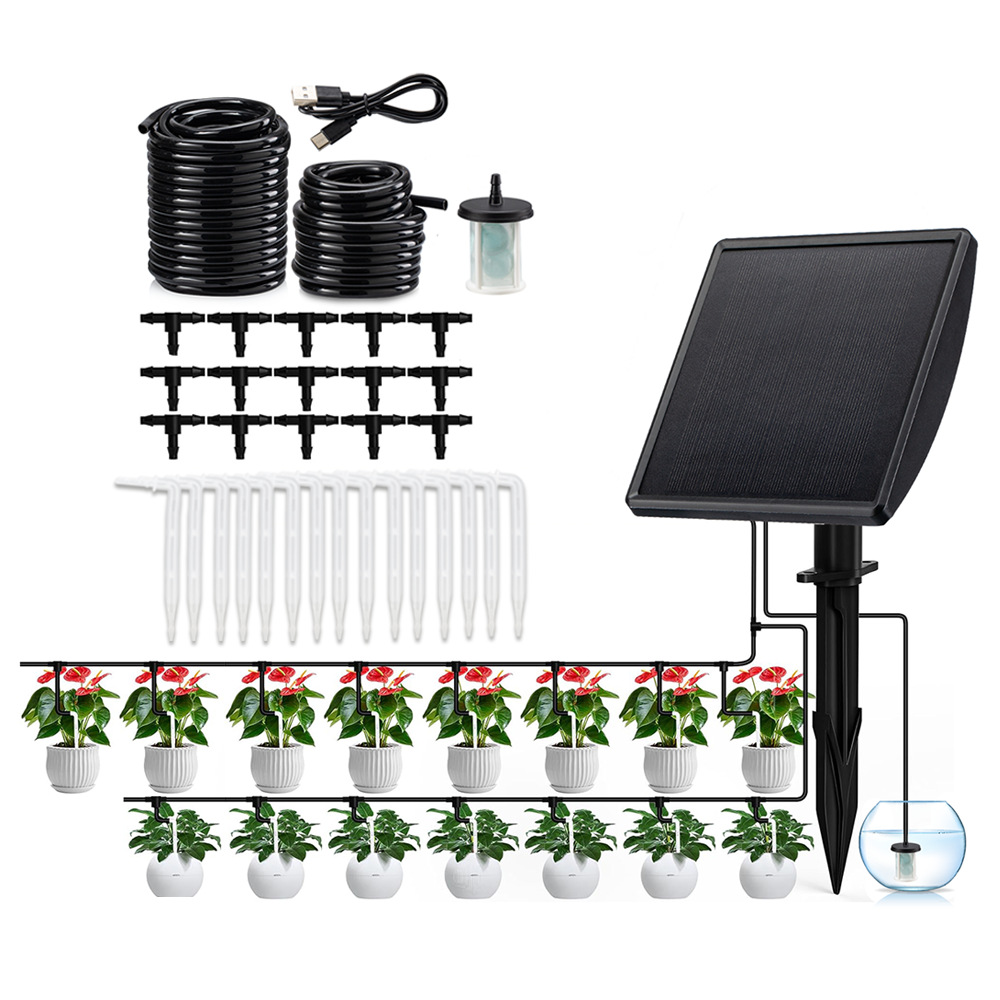 Smart Garden Watering - Güneş Enerjili Otomatik Damlama Sulama Pompası