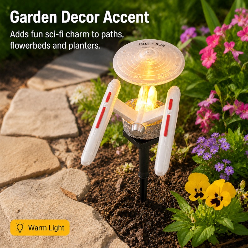 Star Trek USS Enterprise Solar - Smart Garden Light Camera incelemesi ve fiyatı