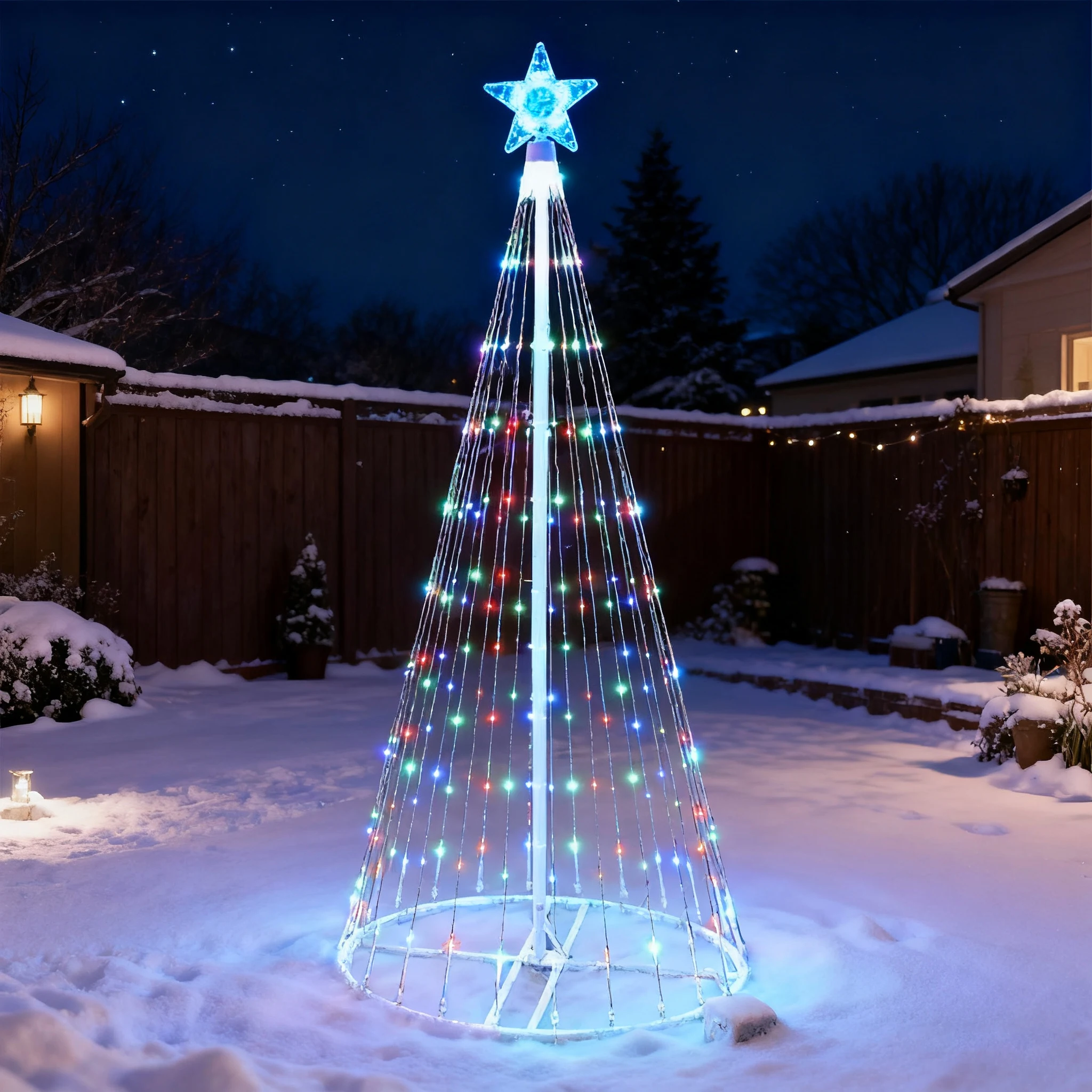 Güneş Enerjili LED Şelale Işık - Smart Garden Light Camera incelemesi ve fiyatı