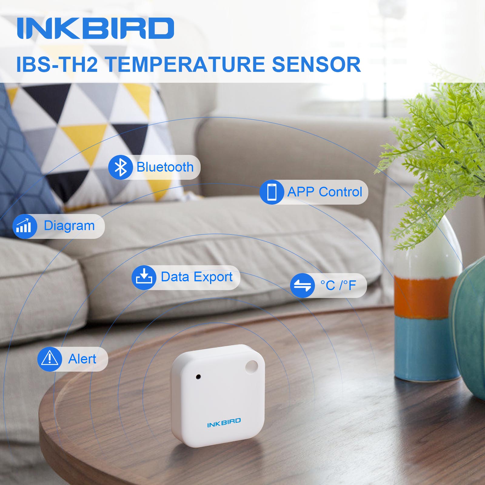 IBS-TH2 su geçirmez Bluetooth  - Rain Gauge Digital incelemesi ve fiyatı