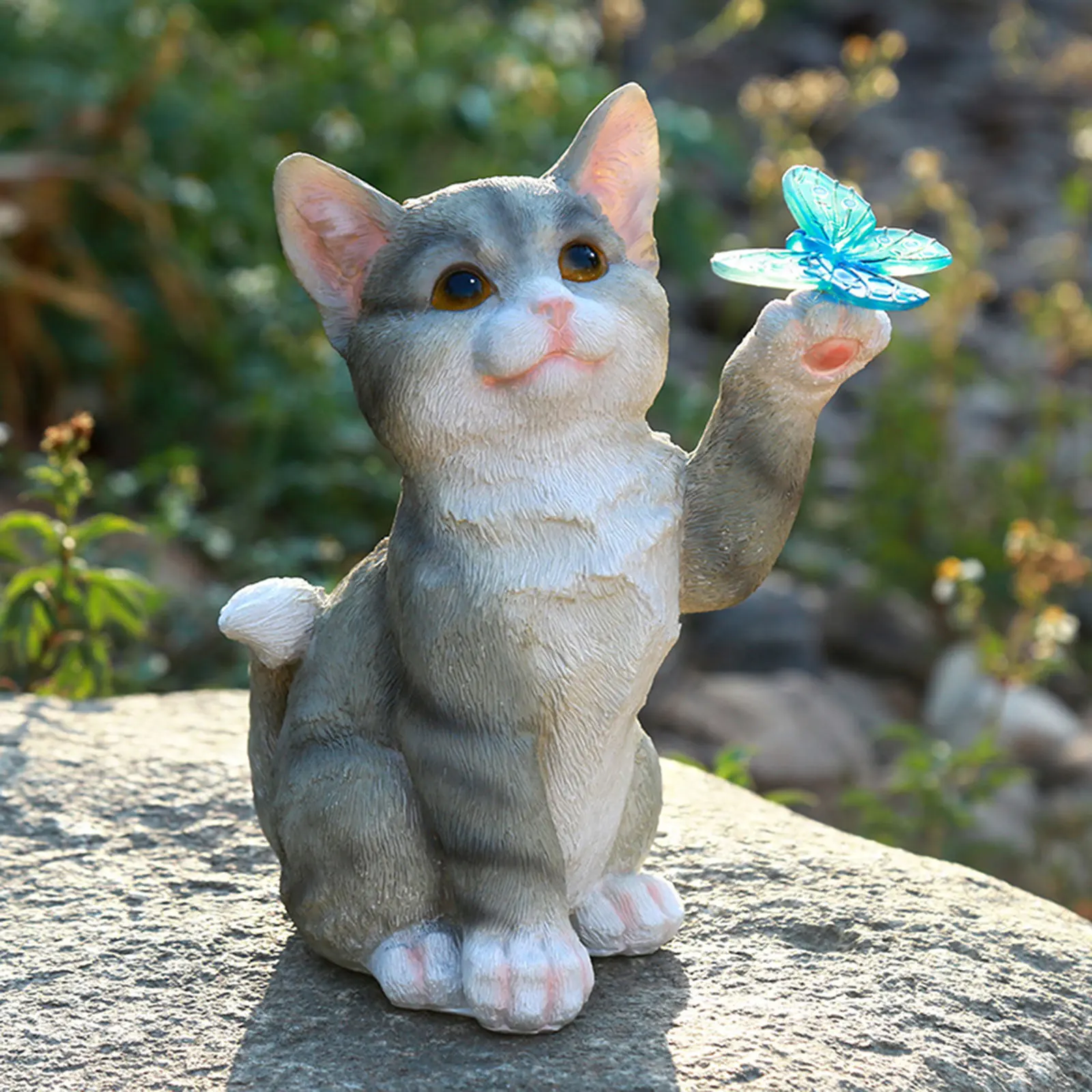 Açık Kedi Heykel Heykelcik Kol - Smart Garden Light Camera incelemesi ve fiyatı